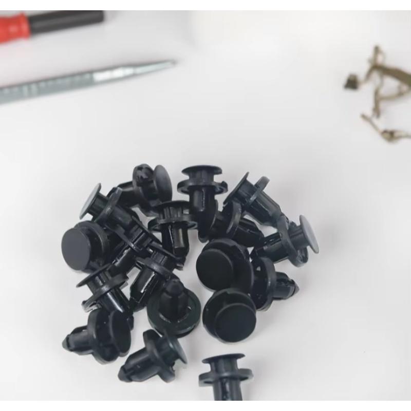102050Pcs 8Mm Auto Fasteners Rivets Clips Car Bumper Door Panel Fender Liner Clips Retainer For Mitsubishi Honda Nissan