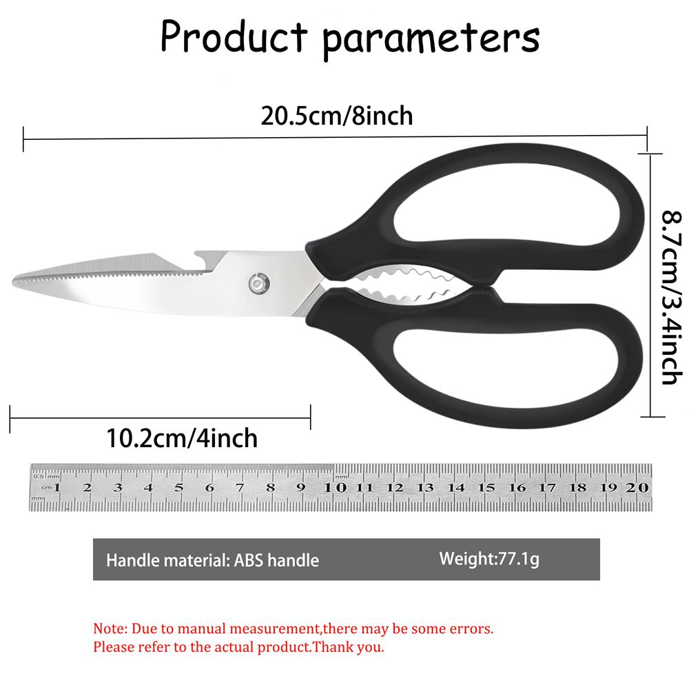 Multipurpose Scissors Kitchen Ergonomic Handle Scissors Kitchen Barbecue Scissors Food Scissors Kitchen Stuff Gadgets Scissors