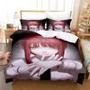 3D Print Anime Chainsaw Man Makima Bedding Set,Duvet Cover Bed Set Quilt Cover Pillowcase,King Queen Twin Size Boys Girls Adults