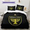 Beitar Jerusalem Pattern Bedding Quilt Set  Home Decoration  Gift (1 * duvet cover + 2 * pillowcase  without core)
