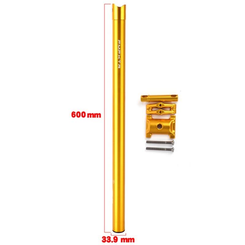 

Подседельный штырь для велосипеда Urltra-Light Подседельный штырь для велосипеда 31,8/33,9 мм 412 Складной подседельный штырь для велосипеда из алюминиевого сплава Gold 33.9x600mm