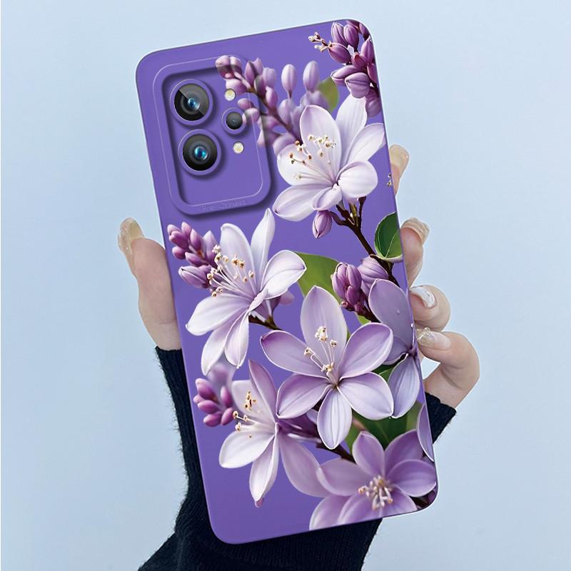 For Realme GT 2 Pro Phone Case Cute Panda Girl Cats Liquid Silicone Camera Protection Back Cover For Realme GT2 Pro GT2Pro Funda