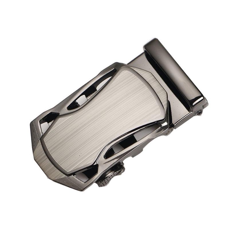 

Мужской автоматический ремень из кожи с металлической пряжкой для делового повседневного стиля