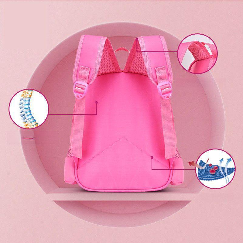 Kindergarten Backpack For Girls Cute Cartoon Princess Design New Model For Girls Aged 2-8 Years Old