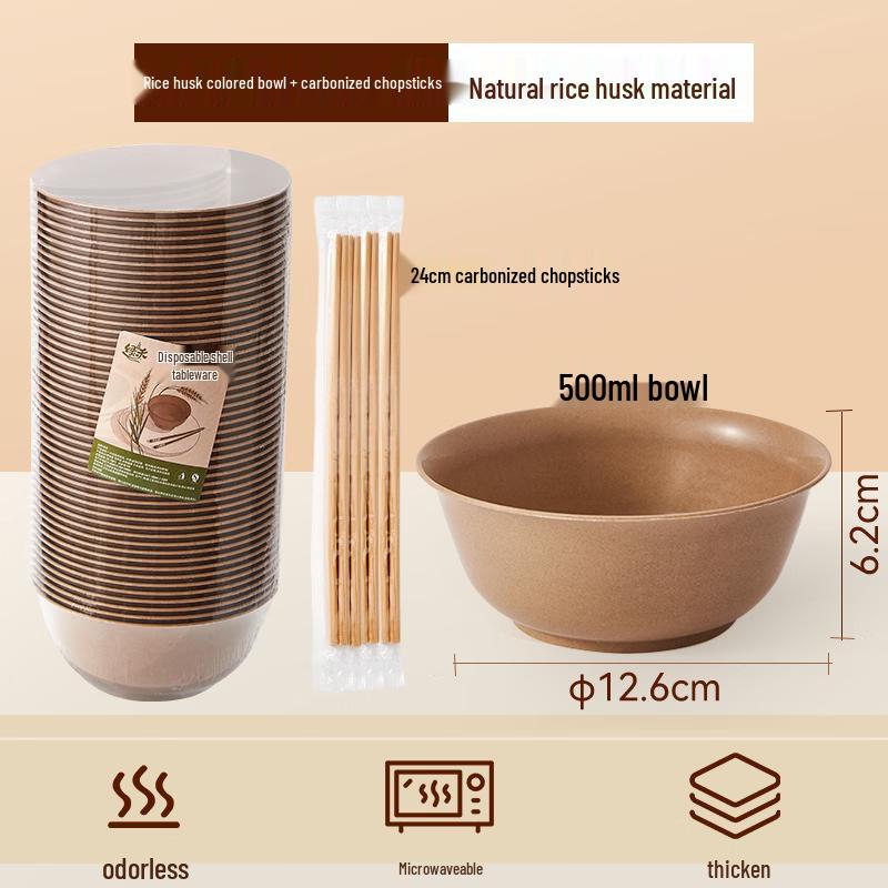 

Disposable Food-Grade Rice Bowl & Chopsticks Set