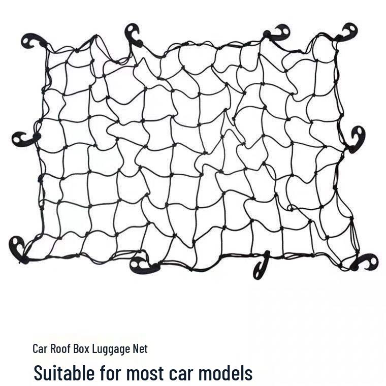 Elastic Roof Rack Luggage Net for Cars and Trucks - Off-Road Vehicle Cargo Organizer