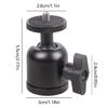 Rotating Aluminum Adapter Converter 3/8 To 1/4 Screw Suitable For Stabilizing Cameras Projectors And Recording Devices