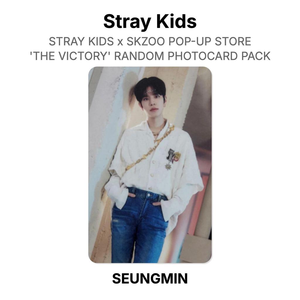 Stray Kids x SKZOO POP-UP STORE 'THE VICTORY' RANDOM PHOTOCARD PACK Official Photocard