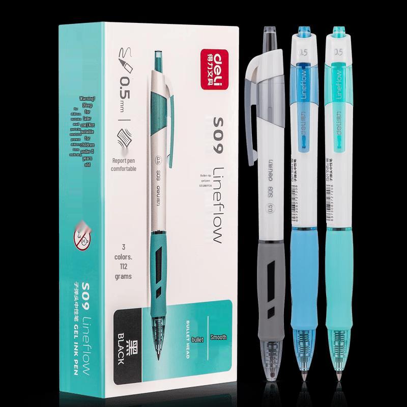 Deli S09 Clickable Gel Pen, 0.5mm