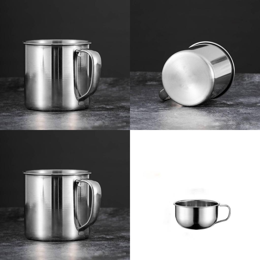 Kids Mini Stainless Steel Cup Durable Onepiece Construction For Daily Use At Home