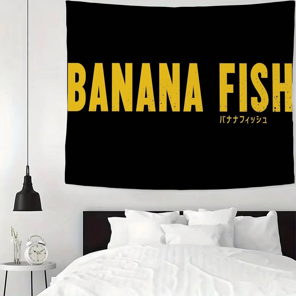 Anime BANANA FISH Wandteppich Wandbehang Wandteppich Art Deco Decke Vorhang Aufhängung Zuhause Schlafzimmer Wohnzimmer Dekor