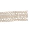 1 Stück Beige Baumwollspitzenbesatz 4 cm Breit DIY Nähen Spitze Elegantes Häkelspitzenband Zur Dekoration