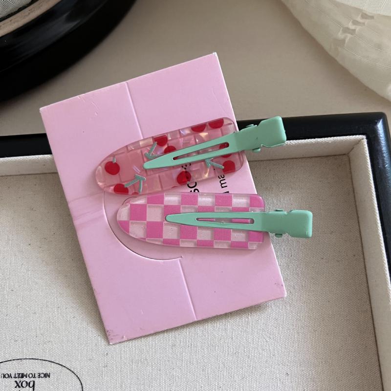 2Pcs Invisible Hair Clips Sweet Cute Bangs Side Clips Women Fashion Daily Party Casual Hair Accessories Gifts