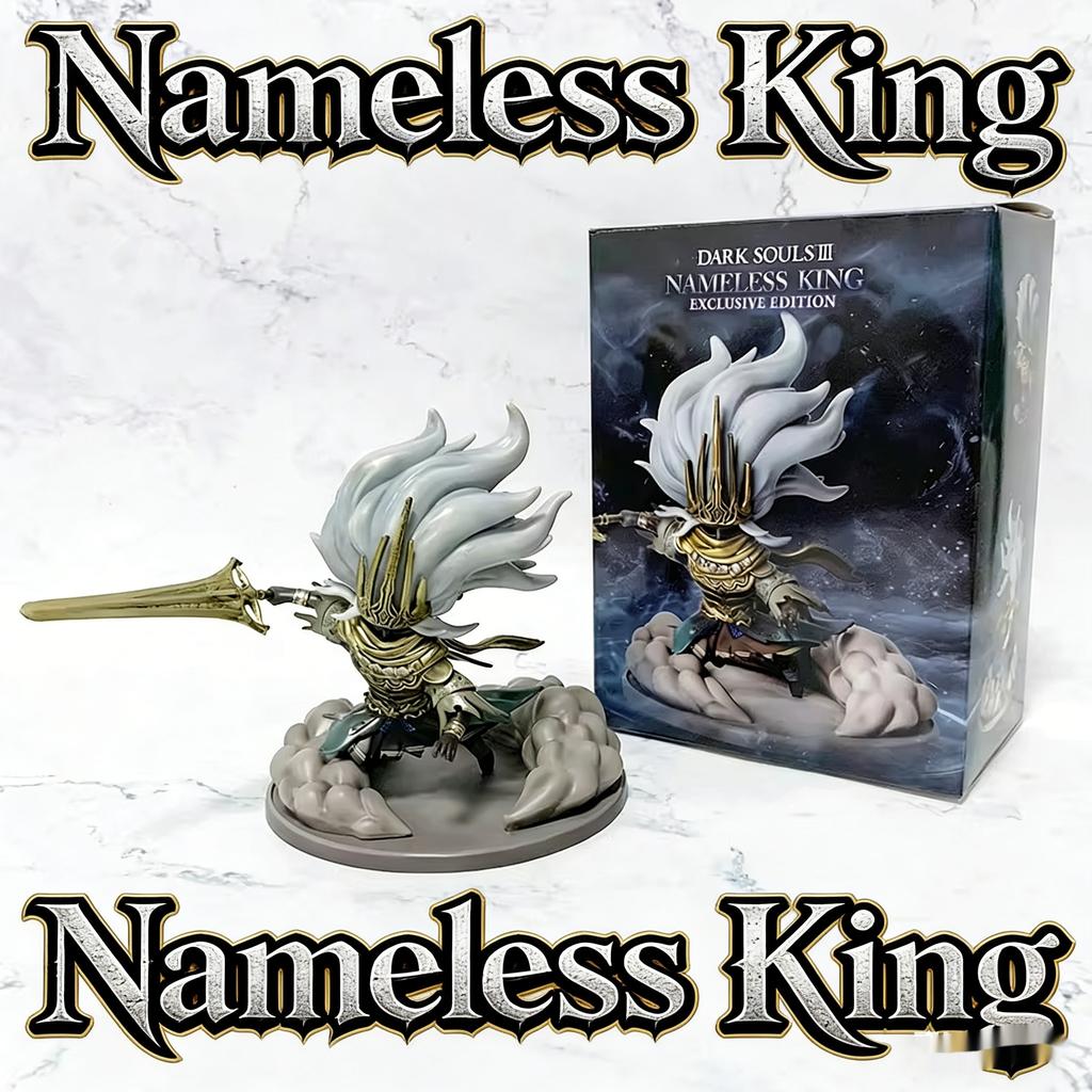 Nouvelle Figurine de Jeu Dark Souls 3 de 14 cm Roi Sans Nom Édition Exclusive Dragon Slayer Statue GK Modèle Jouet Décoration de Bureau Cadeau Pour les Fans