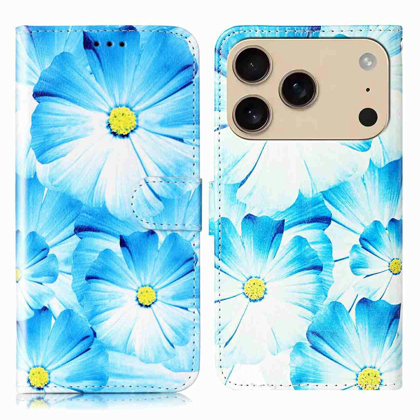 

Чехол-подставка для iPhone 17 Pro Max, мраморный, с откидной крышкой, кожаный кошелек, чехол для телефона Orchid