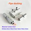 Carbon Steel Hydraulic Hose Joint 6-25mm Galvanized Pipe Connector High Pressure Leak-Proof Docking Fitting for Pipeline System