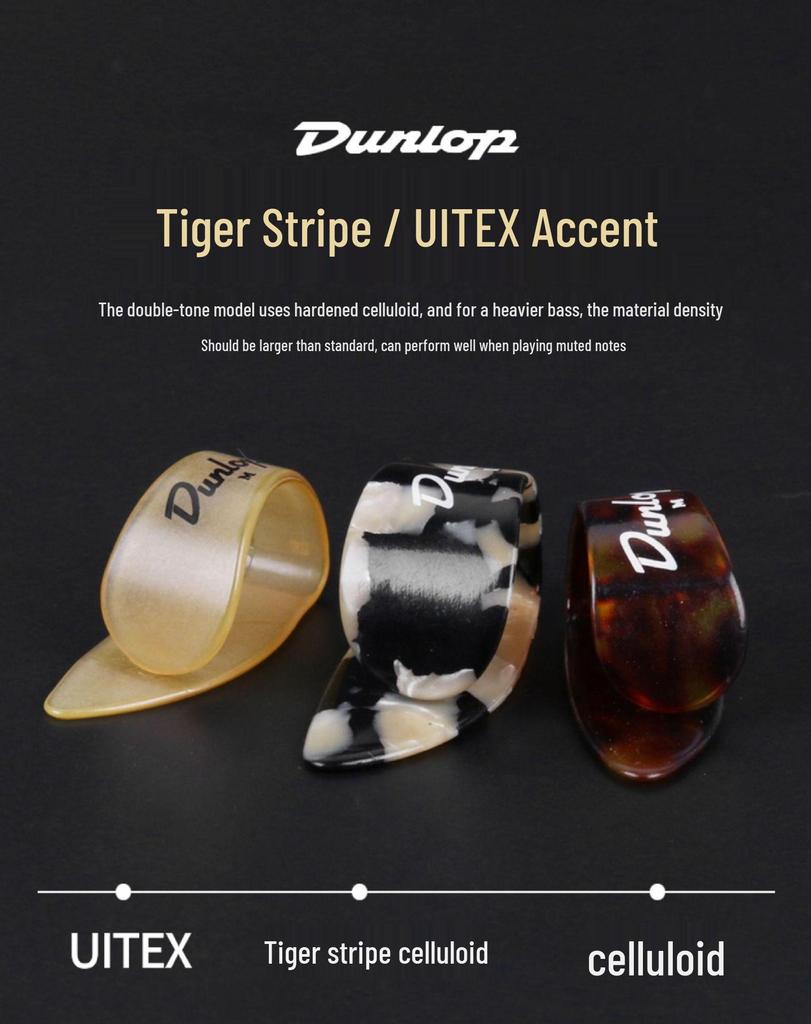 Dunlop Right Hand Fingerstyle Protector Kit: Thumb Pick, Finger Cots, and Artificial Fingernail.