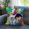 anime Teen Titans Go! Cushion Cover Comfortable Reversible Pillow Cover Ideal for Car Sofa Bedroom & Beyond