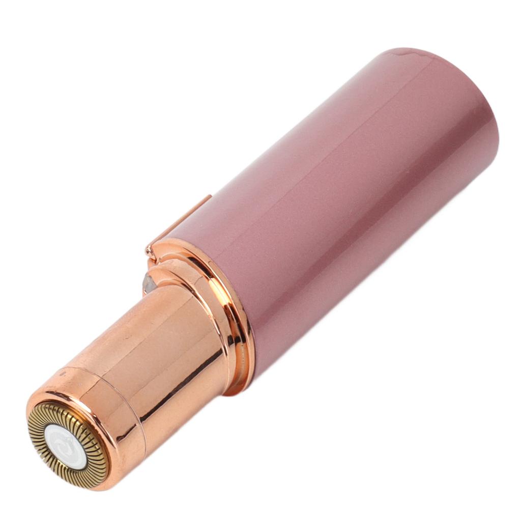 Electric Facial Hair Trimmer Lipstick Shaped Lightweight Mini USB Charging Face Shaver Hair Remover