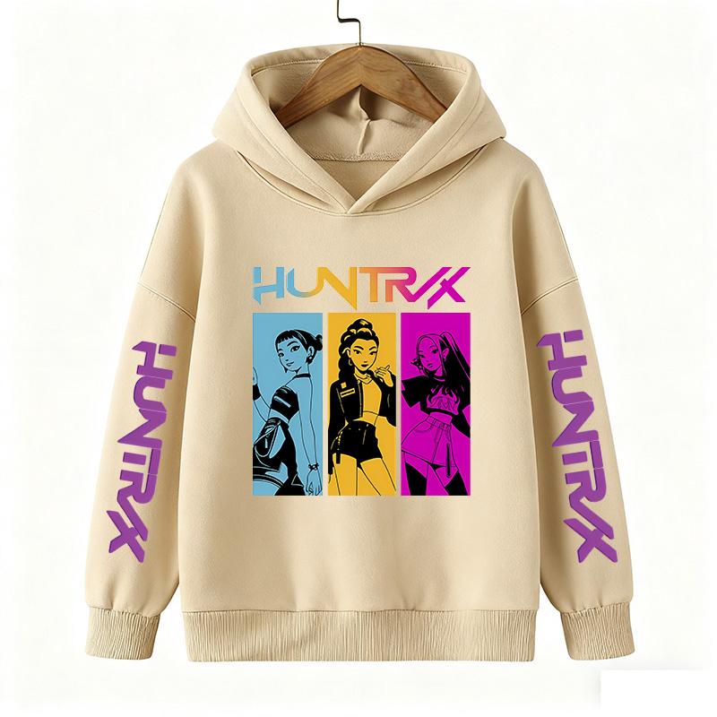 Hoodies Sweatshirts Girls Children's Cartoon Print Fashion Sweatshirt Cute Casual Comfortable Hoodie Girl Children