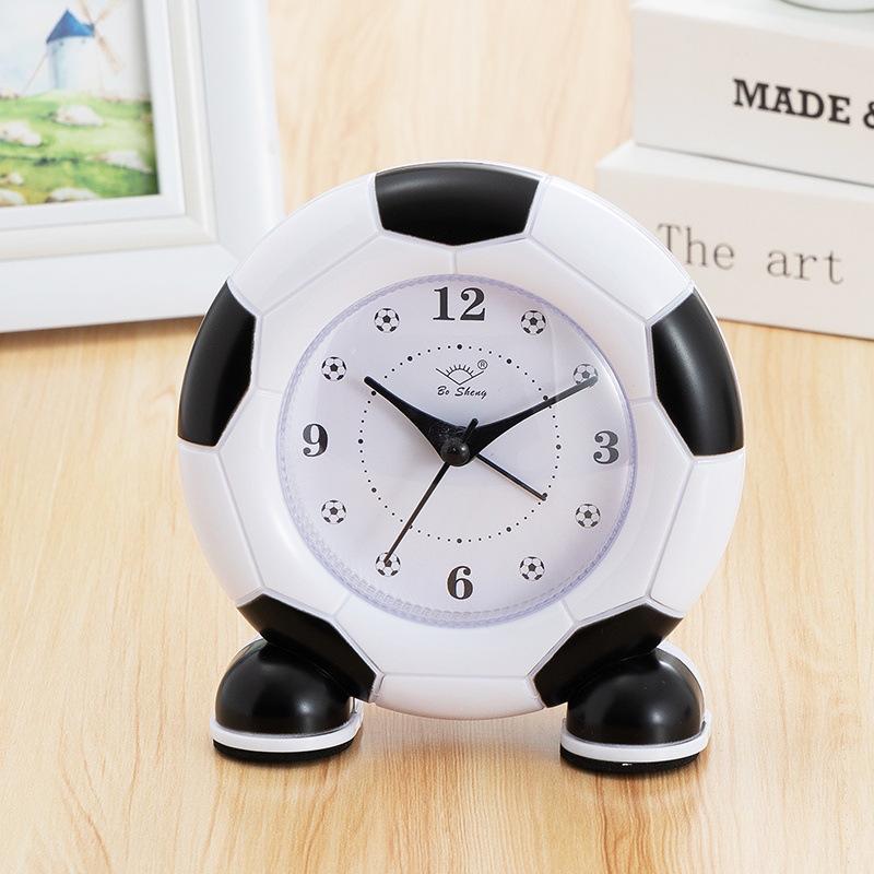 Silent Bedside Football Alarm Clock for Kids – Creative World Cup Gift
