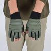 Free Knot Solfiber FOURON Insulated Gloves, 3-Leg Cut, Medium, Olive, Y4617-M-64