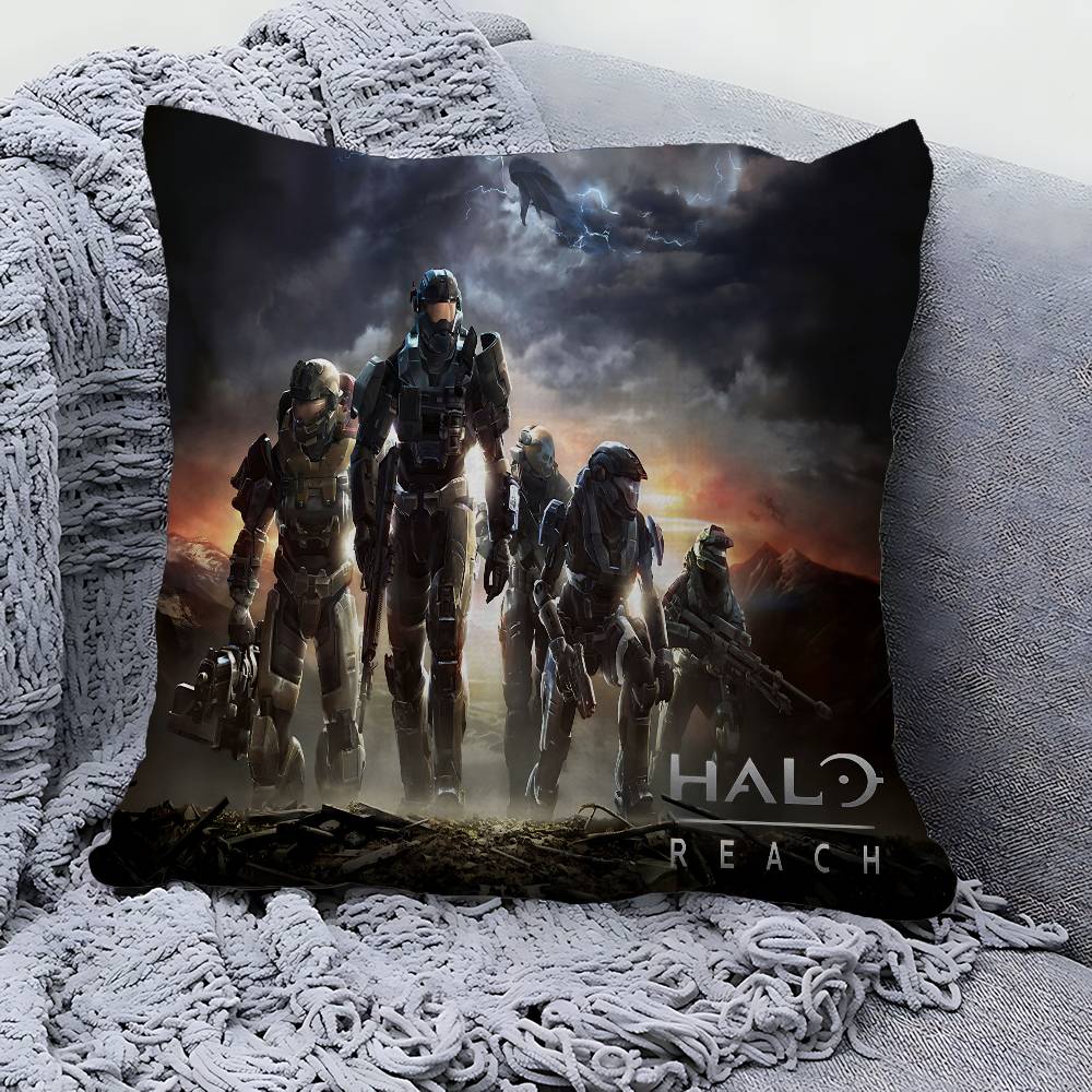 SCI-FI H-HALOS FPS GAME Personalized Pillow Dust Cover Bedroom Kids Party Decoration Pillowcase Birthday Children Gift