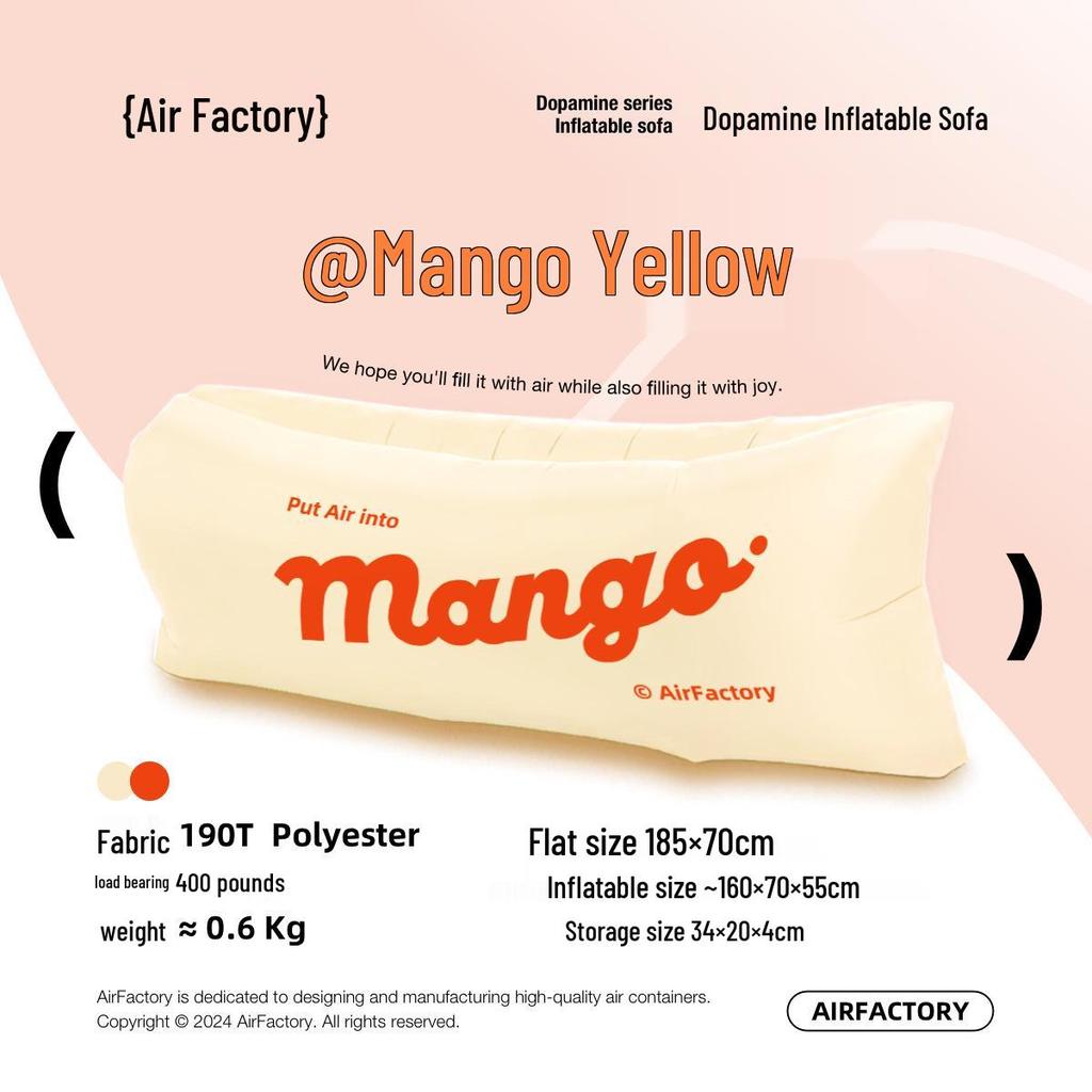 Portable Inflatable Sofa Bed for Outdoor Camping & Beach Lounging