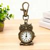Tiny Cute Owl Shaped Pendant Pocket Watch For Kid Men Women Retro Quartz Pocket Clock Gifts Arabic Numerals Dial