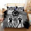 Rock bplus Tokio Hotel3D Print Beding Set Soft with Soft Fabric Duvet Covers Pilowcases One Piece Warm Comforter Beding Sets Bedclothes Bed K581