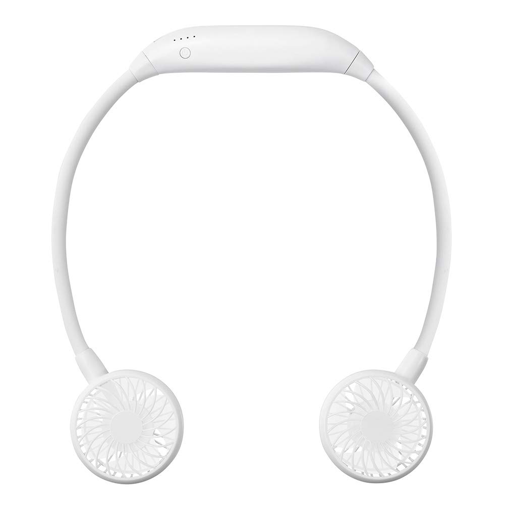 

Three Up Neck Fan Heat Stroke Prevention Neck Cool Fan Rechargeable White HD-T2009WH