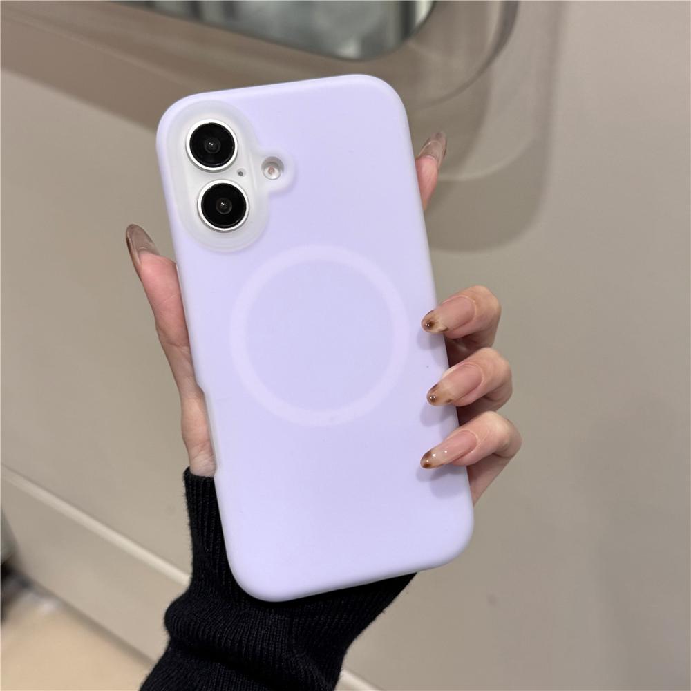 For Magsafe Jelly Liquid Silicone Magnetic Matte Case For iPhone 17 16 Pro Max 15 14 13 12 Shockproof Bumper Thicken Soft Cover