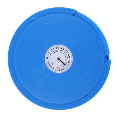 Gitarrenbefeuchter Anti-Austrocknung Akustikgitarren Schalllochbefeuchter mit Hygrometer Blau