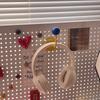 Home Refrigerator Strong Magnetic Hook No-punch Traceless Decoration Powerful Door Magnet Hanger for Key Coat Bag Towel Holder