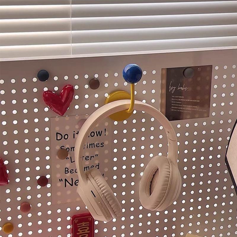 Home Refrigerator Strong Magnetic Hook No-punch Traceless Decoration Powerful Door Magnet Hanger for Key Coat Bag Towel Holder