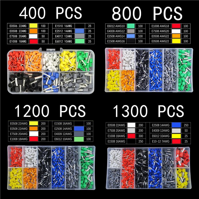 Tube Terminal Crimping Tools Ferrule Crimping Pliers HSC8 6-4 0.25-10mm² 23-7AWG 6-6 0.25-6mm² Electrician Clamp Sets Wire Tips