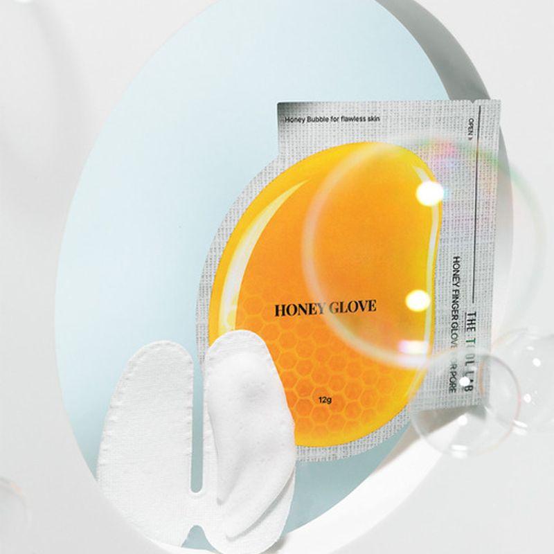 [Porenmaske der 3. Generation] [1+1] Honighandschuh für Poren 4 Blätter x2 Schachteln