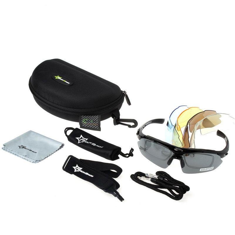 Premium Quality Outdoor Polarized Cycling Eyewear Featuring Five Versatile Lenses