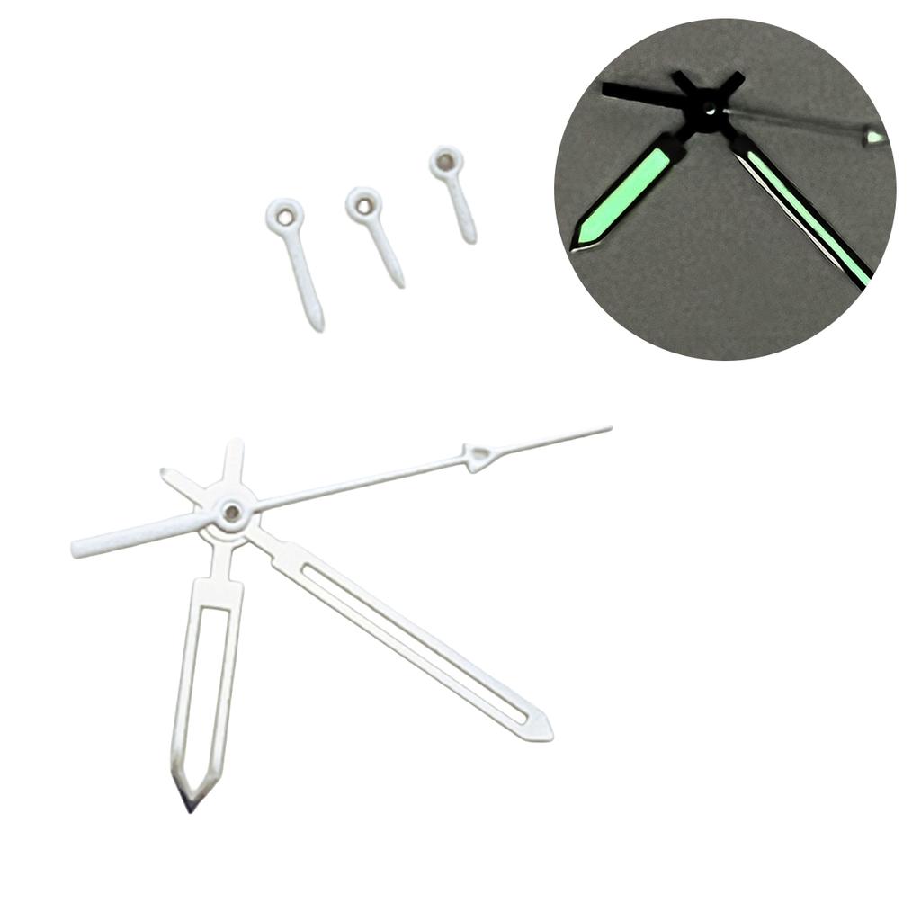 VK63 dial multifunctional watch hands panda green luminous S logo sports quartz watch hands dial and hands for Seiko mod