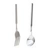 2pcs Telescopic Stainless Steel Cutlery Set Expandable Forks Spoons Accessories for For Grilling Roasting And Serving