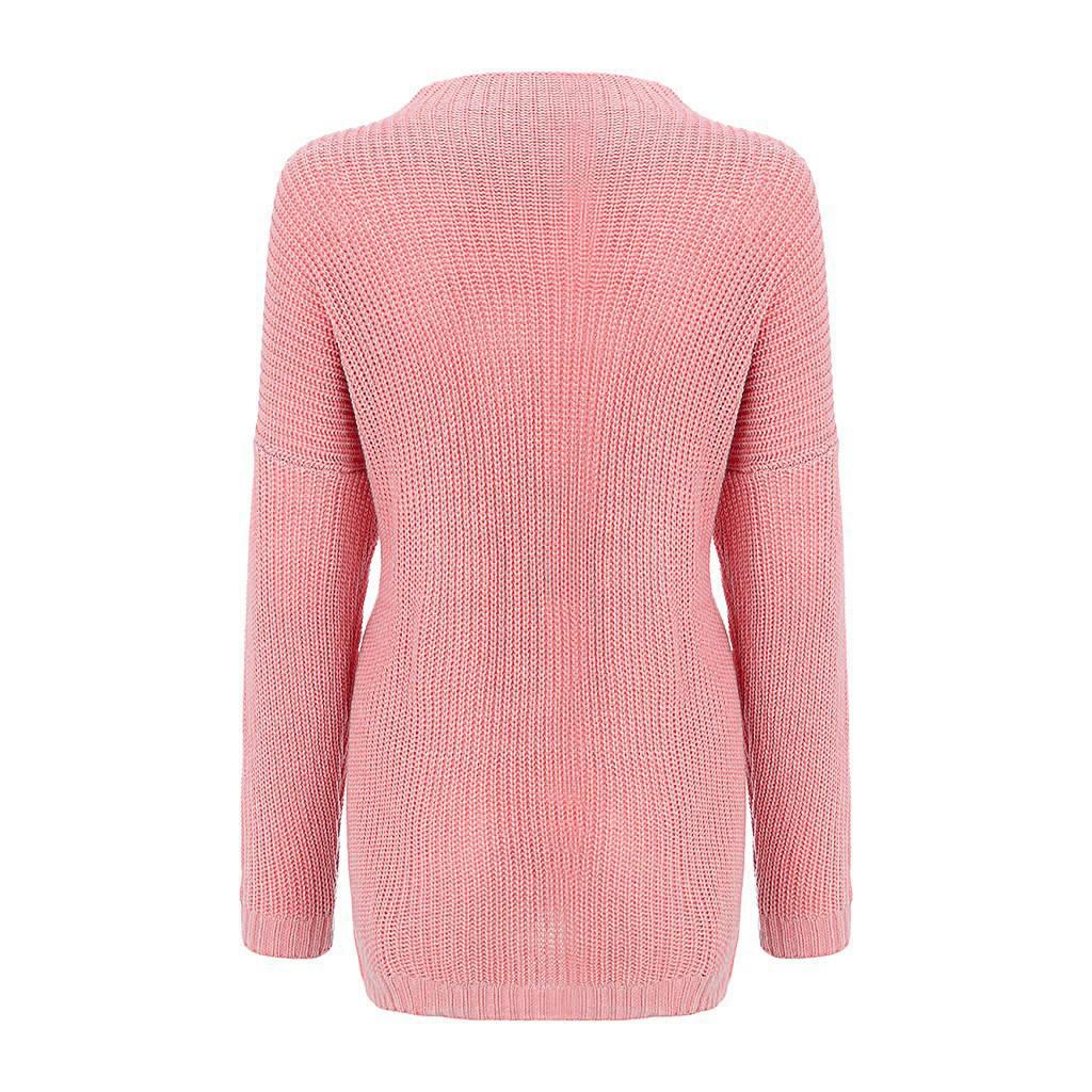 2026 Winter Women's Knitwear: Loose Batwing Sleeve Plus Size Sweater Coat