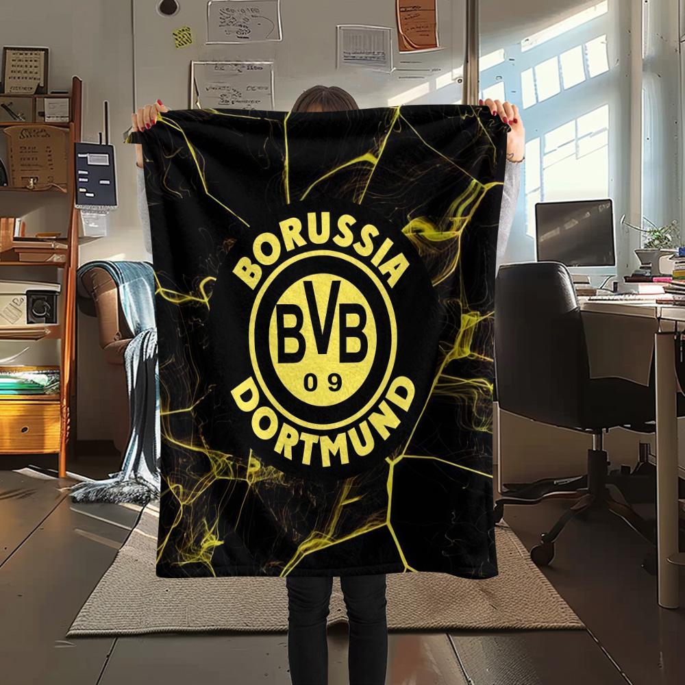 Borussia Dortmund Flanelldecke, Hohe Qualität, Bequem für alle Jahreszeiten, Heimdekoration, Wärme und Komfort
