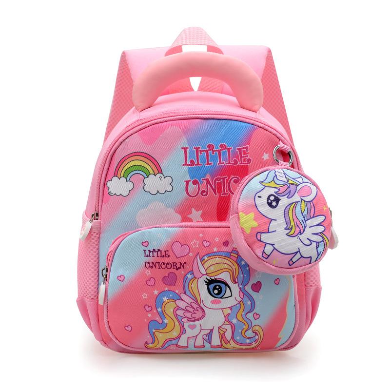 

Children s bag fashion girls diagonal hanging backpack boys and girls casual shoulder bag cute baby change bag tide 23*10*26