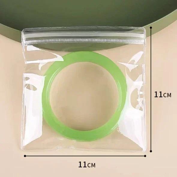 10/50Pcs Transparent PVC Bijuterii Organizator Pungi Pungi Anti-oxidare Cercei Pandantiv Colier Brățară Depozitare Suport Cutie