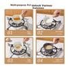 CaROTE Maifanshi Oil-Splattering Mini Frying Pan for Home Use, Hot Oil Pouring, Searing, Mini Skillet for Frying Eggs, 300ml Light Color