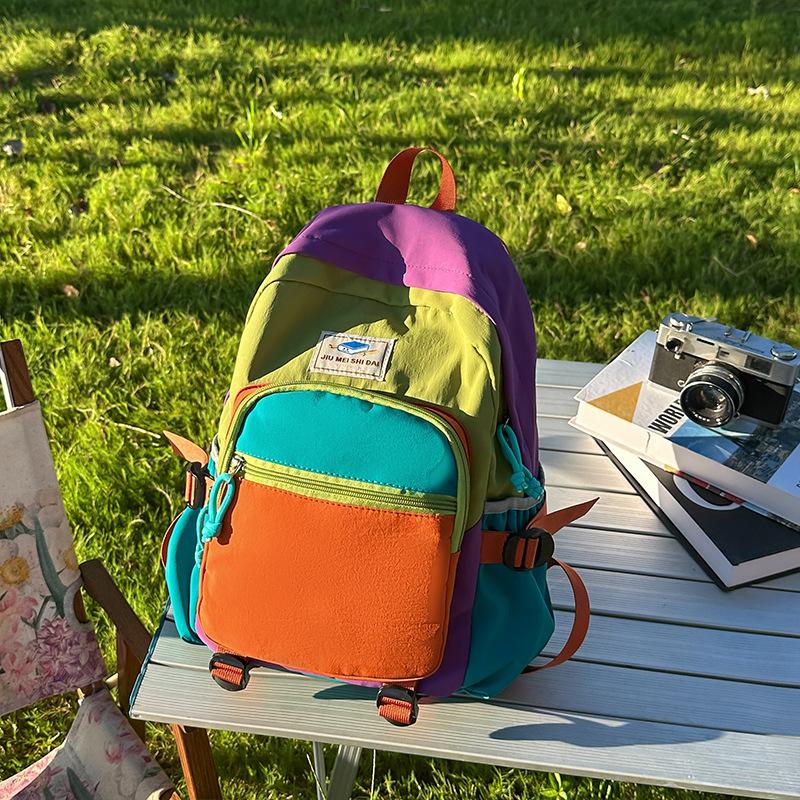 Schoolbag Wilderness Bag Ultra Lightweight Backpack Travel Lightweight 1011 New Large Capacity School Bag Female College Student Couple