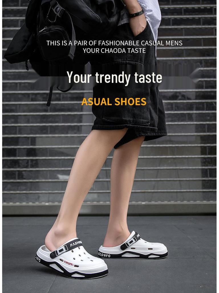 Sandalias y Zapatillas EVA Baotou para Hombre - Verano Antideslizantes Estilo Coreano Zapatos de Playa