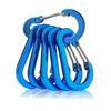 6/12pcs Carabiner Clip Aluminum Alloy Keychain Lock Buckle Snap D-Ring Outdoor Backpack Camping Multi Tool Fishing Hiking Hook