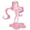 20cm Hatsune Miku Figuur – Roze Bedrukte Anime Meisje Standbeeld, Vocaloid Actiefiguur Verzamelaar