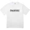 FILA T Shirts Unisex White Crew Neck Moderate Straight Fit FS2RSG2132X-OWH